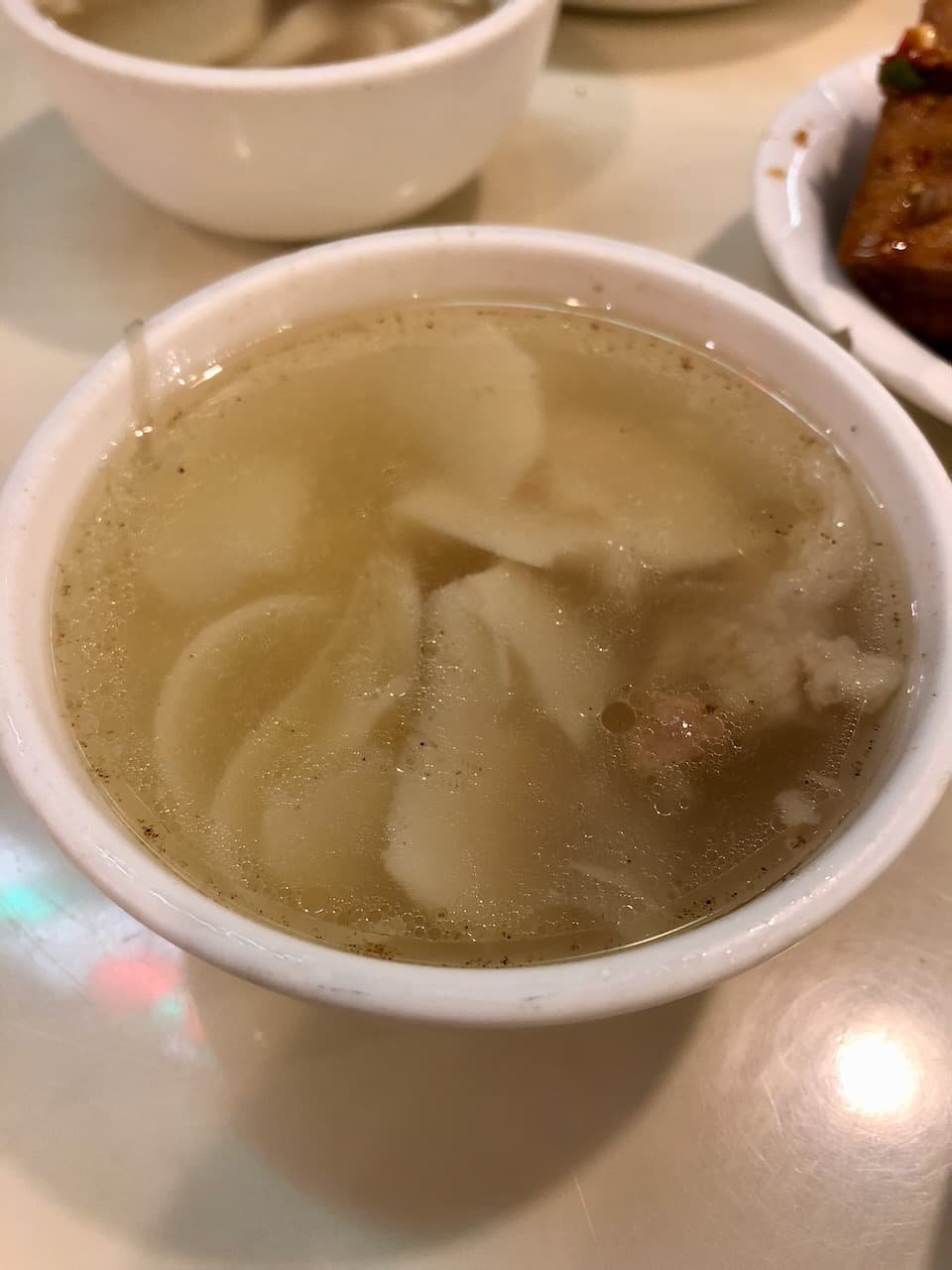 東一排骨當天的竹筍湯